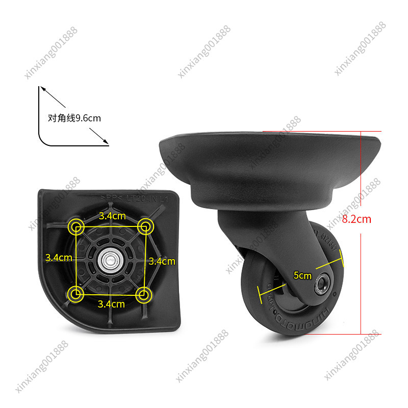 Silent Replacement Luggage Wheels - Roues de remplacement pour bagages Samsonite