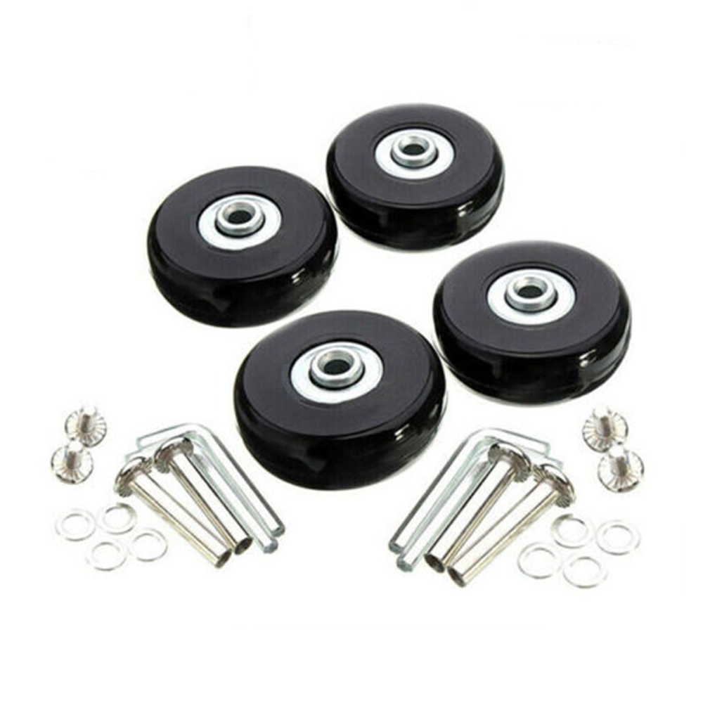 Silent Replacement Luggage Wheels - Kit de réparation d'axes de roulettes