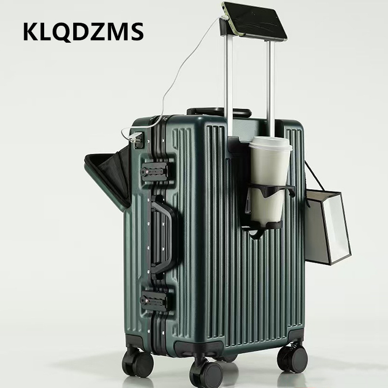 Front Opening Laptop Luggage 24 Inch - Valise multifonctionnelle KLQDZMS à ouverture frontale,