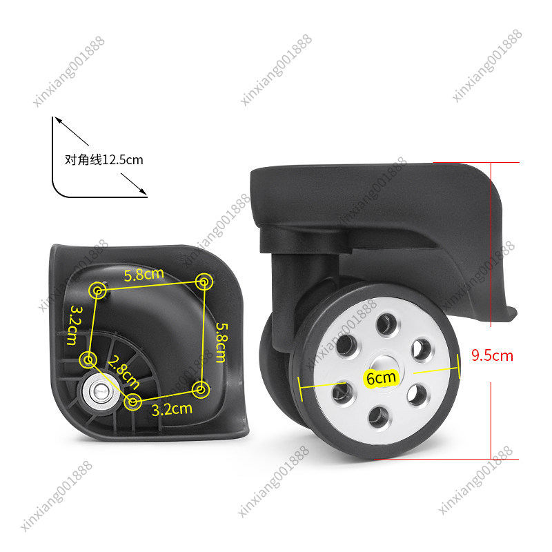 Roues de remplacement pour bag - Silent Replacement Luggage Wheels avis et prix