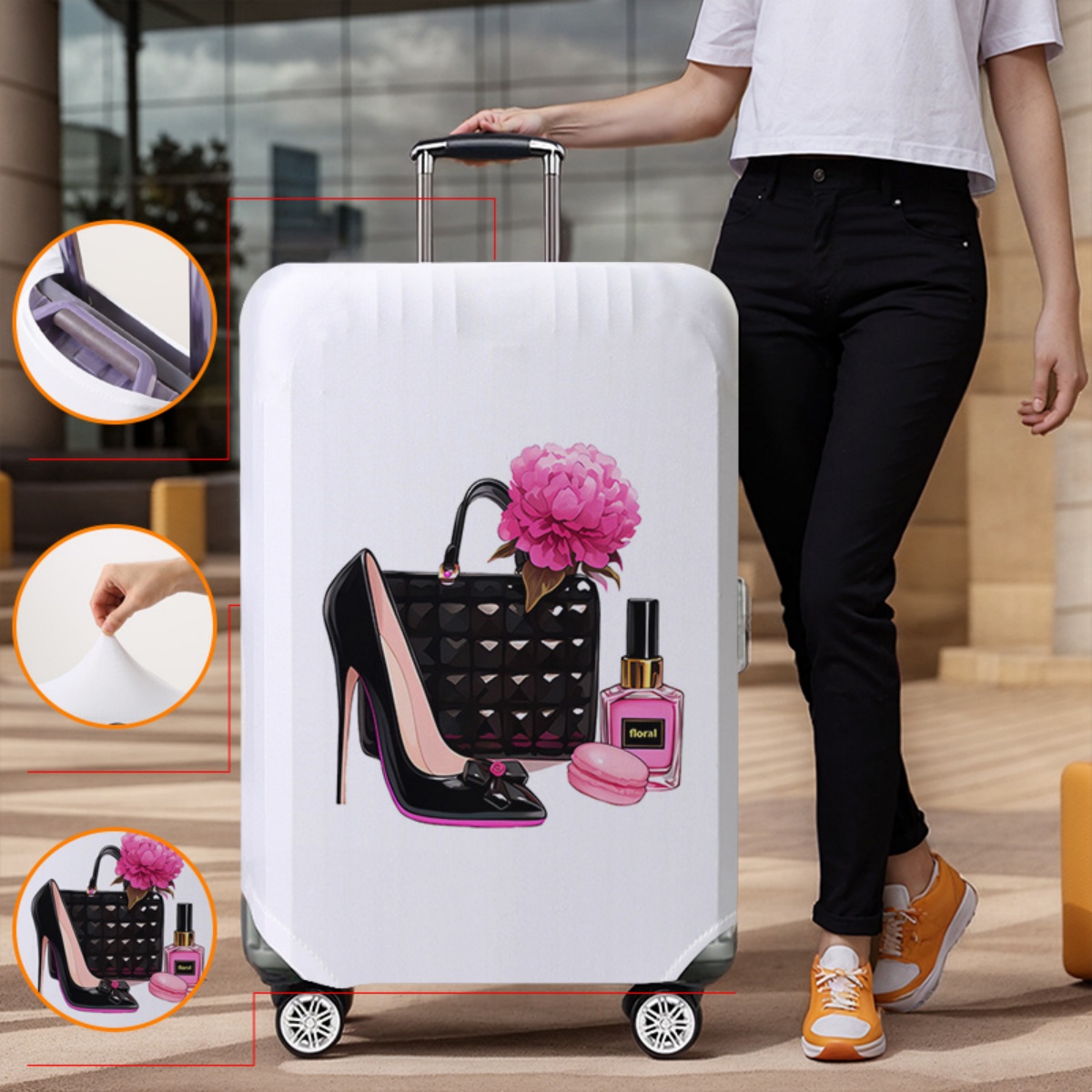 Housse de protection pour baga - Waterproof Suitcase Cover Protector avis et prix