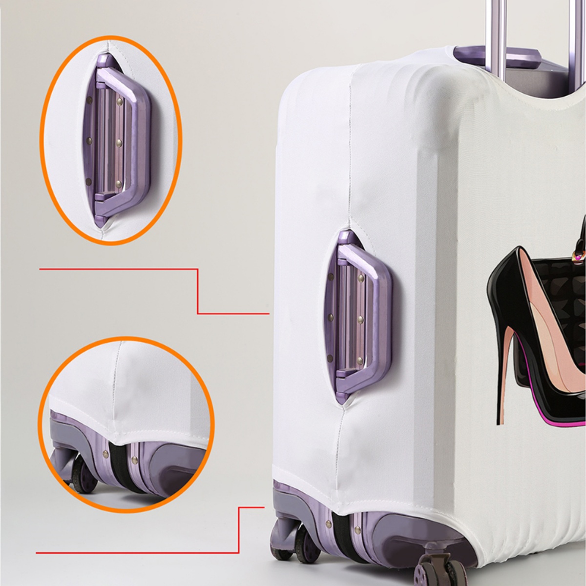 Housse de protection pour baga - Waterproof Suitcase Cover Protector avis et prix