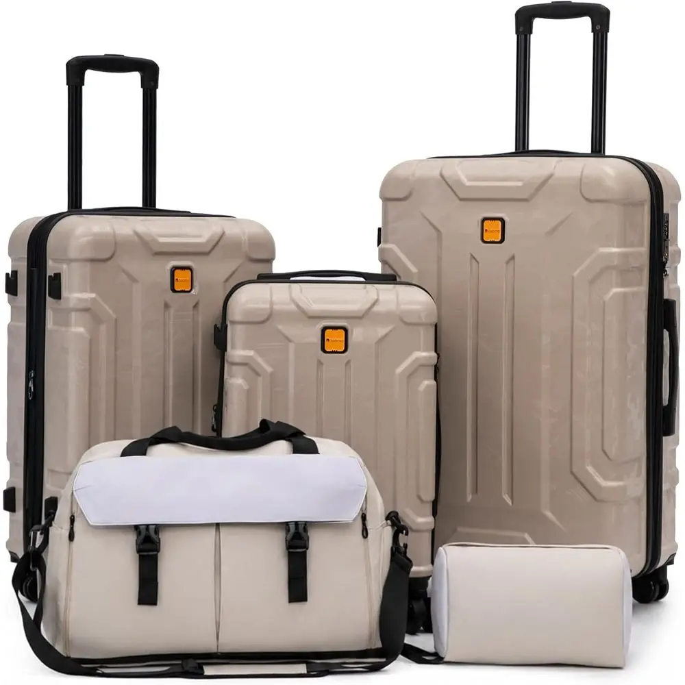 Ensemble de 5 valises rigides, - Expandable Hard Shell Luggage Set avis et prix