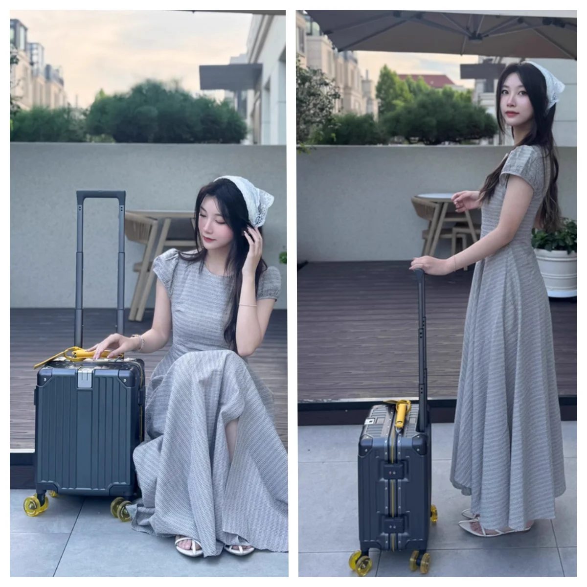 Valise à roulettes de 14 pouce - Aluminum Frame Carry On Luggage avis et prix
