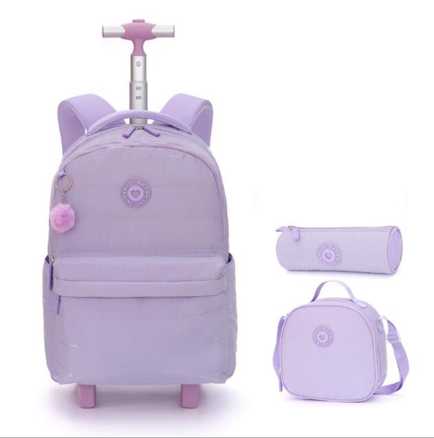 Sac à dos scolaire à roulettes - Foldable Rolling Luggage Bag avis et prix