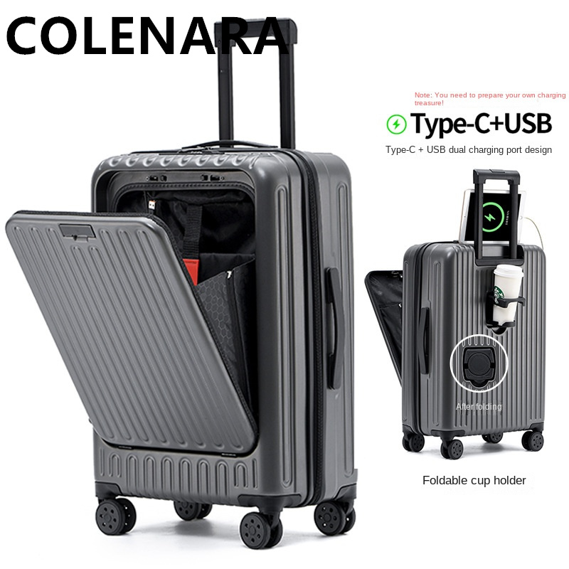 Valise cabine multifonctionnel - Front Opening Laptop Luggage 24 Inch avis et prix