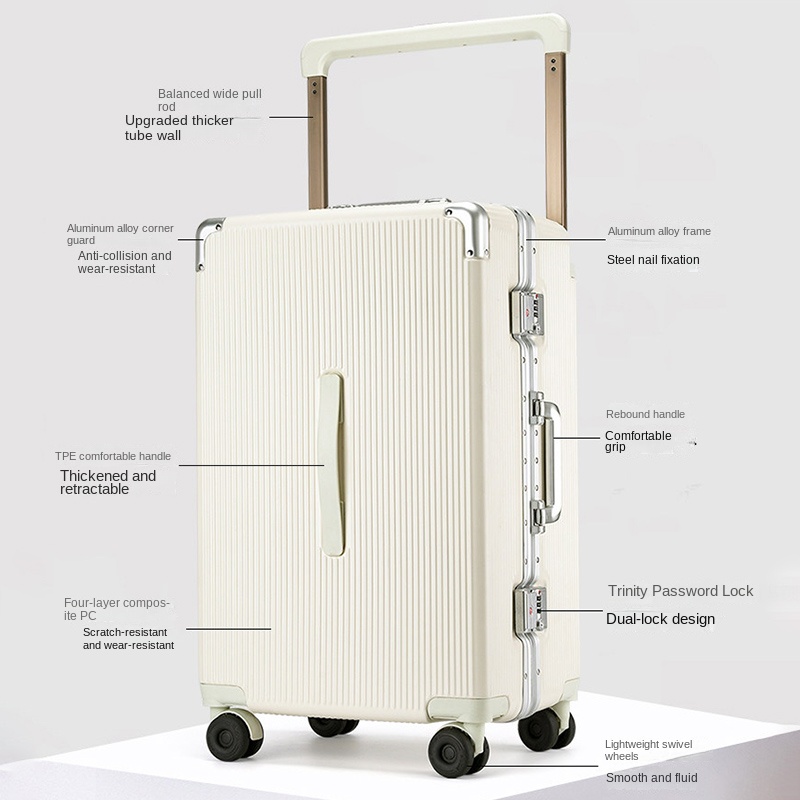 Nouvelle valise à poignée larg - Spinner Wheel Rolling Suitcase 20 Inch avis et prix