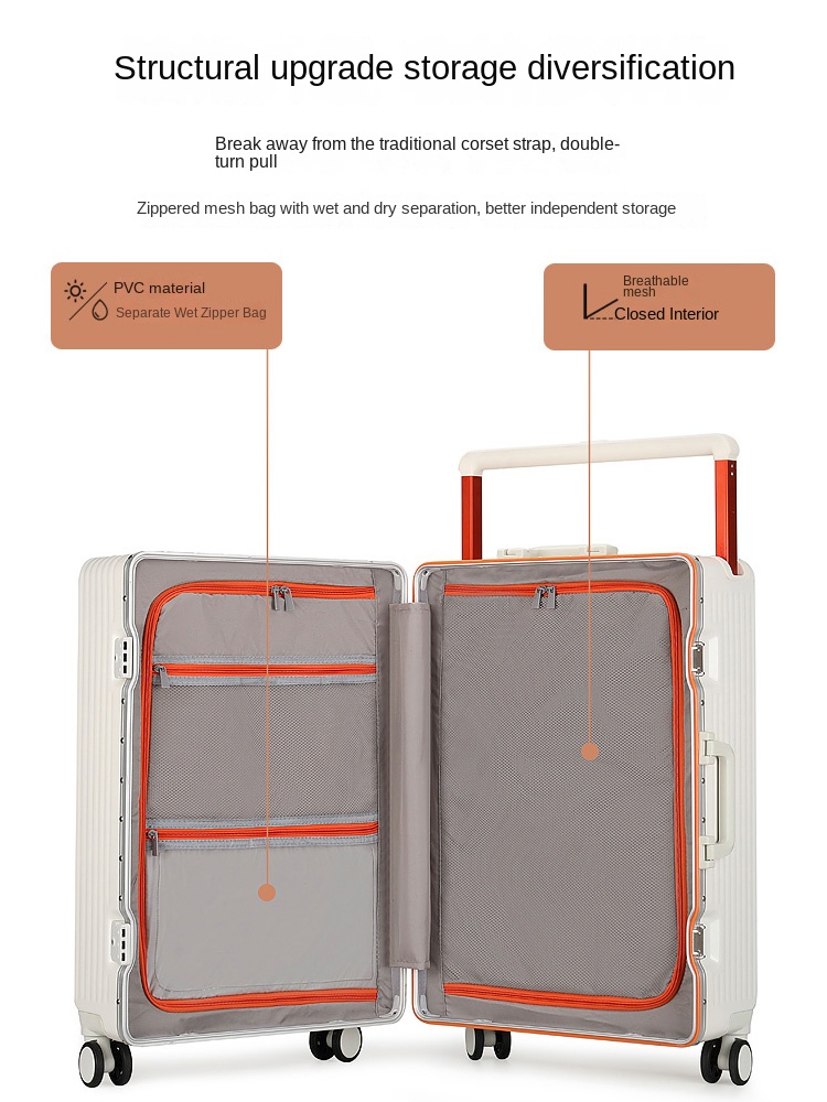 Nouvelle valise à poignée larg - Spinner Wheel Rolling Suitcase 20 Inch avis et prix