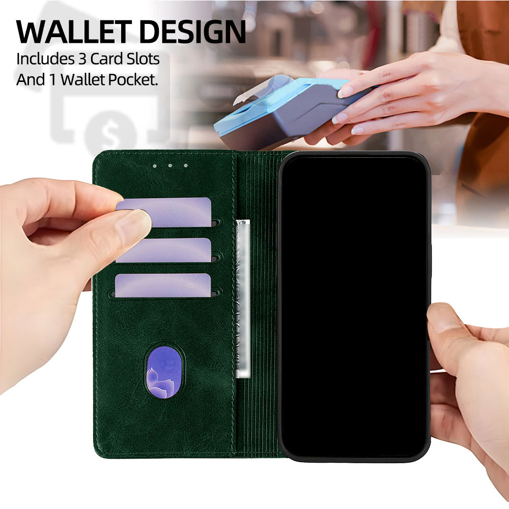 Étui portefeuille en cuir magn - Wallets avis et prix