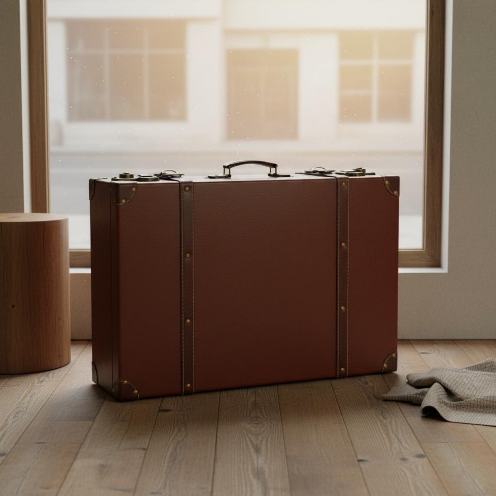 Ensemble de 3 valises vintage, - Retro Vintage Trunk Suitcase avis et prix