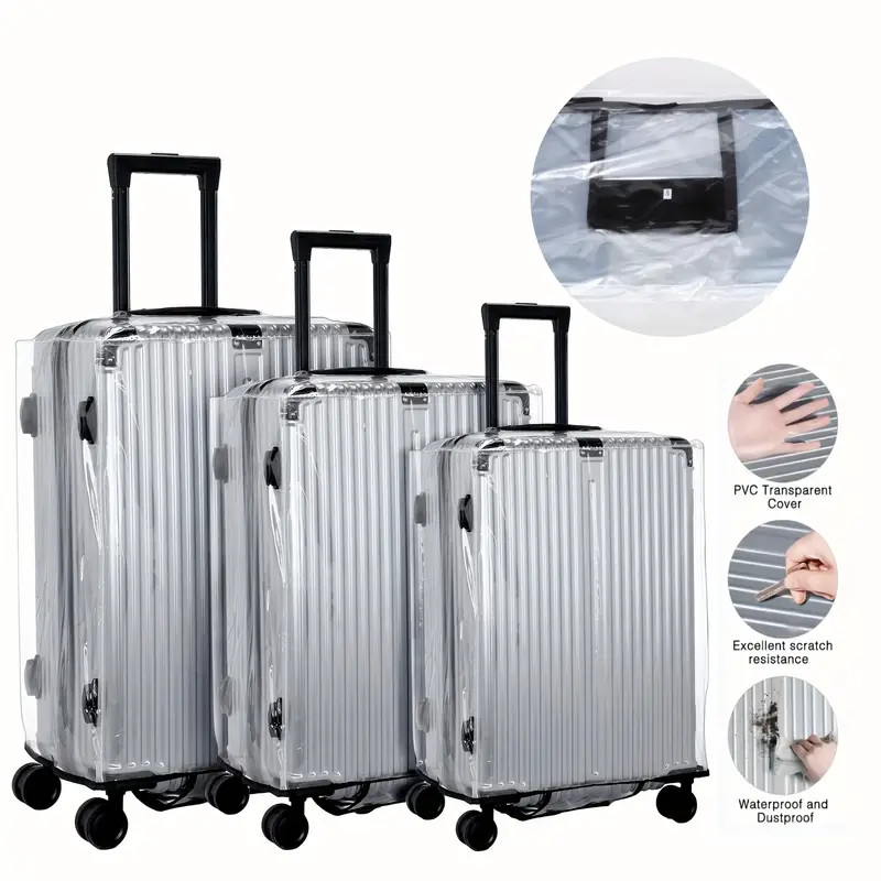 Juste de Protection Transparen - Waterproof Suitcase Cover Protector avis et prix