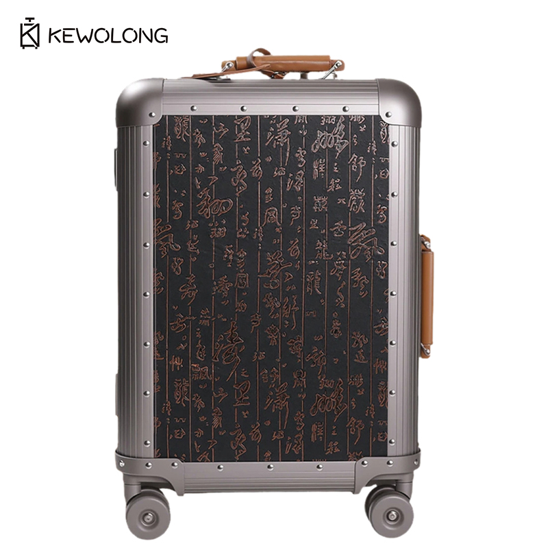 Valise à roulettes en alliage  - Spinner Wheel Rolling Suitcase 20 Inch avis et prix