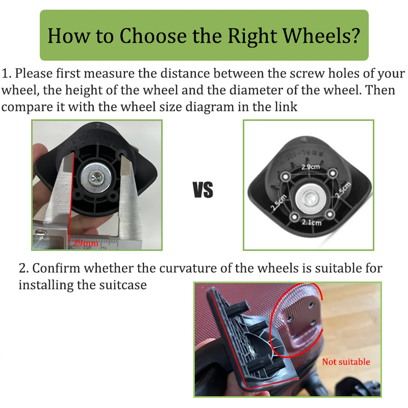 Kit de remplacement de roue si - Silent Replacement Luggage Wheels avis et prix