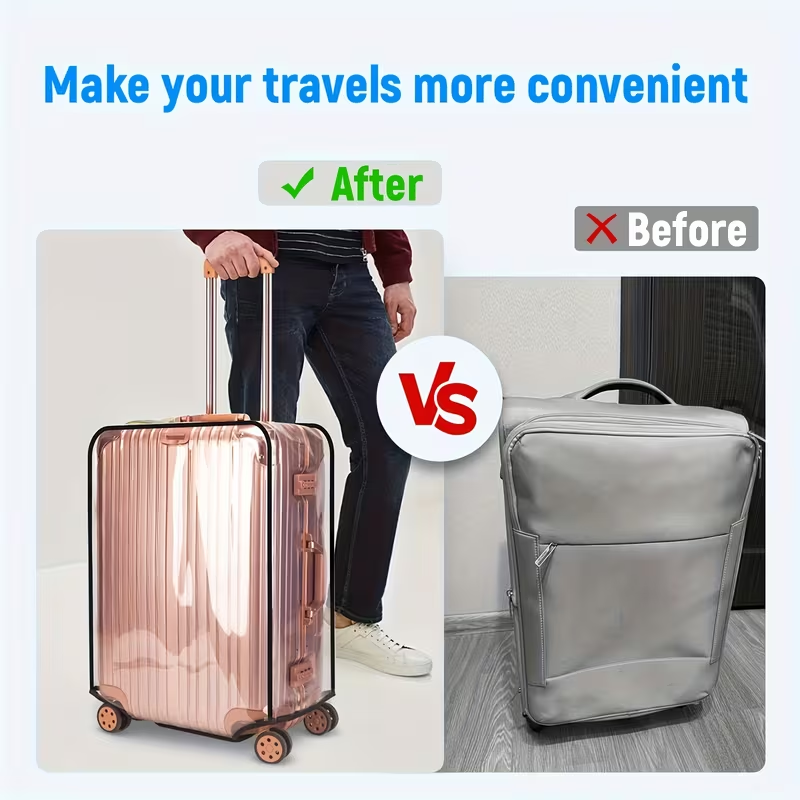 Housse de bagage transparente  - Luggage Protective Cover Transparent avis et prix