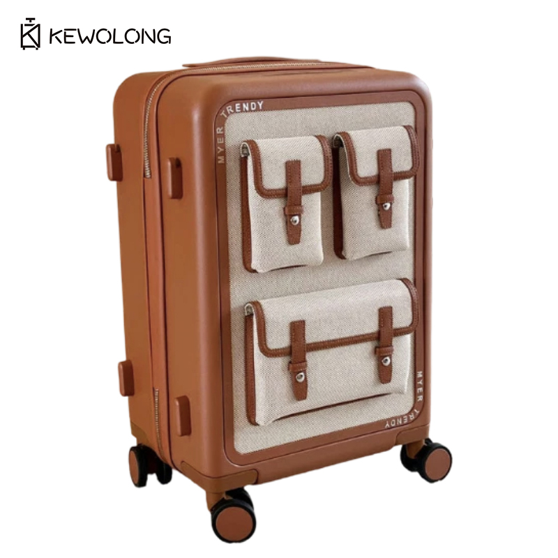 Valise à roulettes vintage en  - Spinner Wheel Rolling Suitcase 20 Inch avis et prix