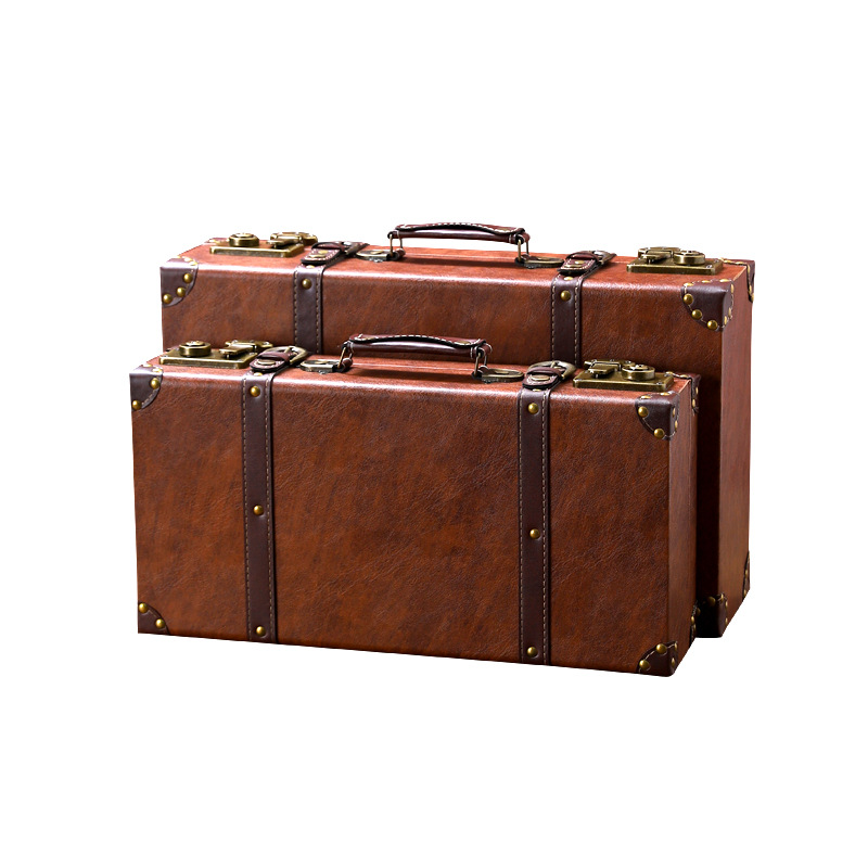 Valise en bois Vintage, boîte  - Retro Vintage Trunk Suitcase avis et prix