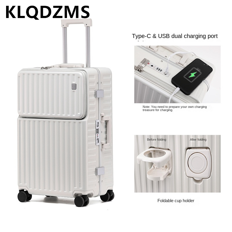 Valise de voyage à ouverture f - Front Opening Laptop Luggage 24 Inch avis et prix